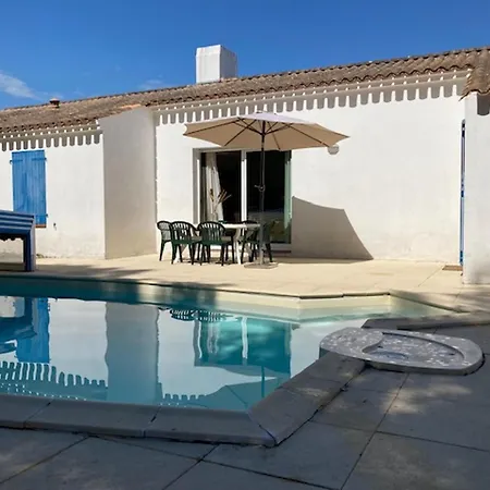 Avec Piscine Privee, Jardin Clos Et 3 - Jean De Monts - Fr-1-323-549 *